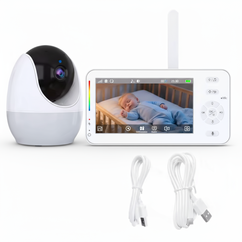 WiFi Baby Monitor - See, Hear & Soothe Your Baby from Anywhere