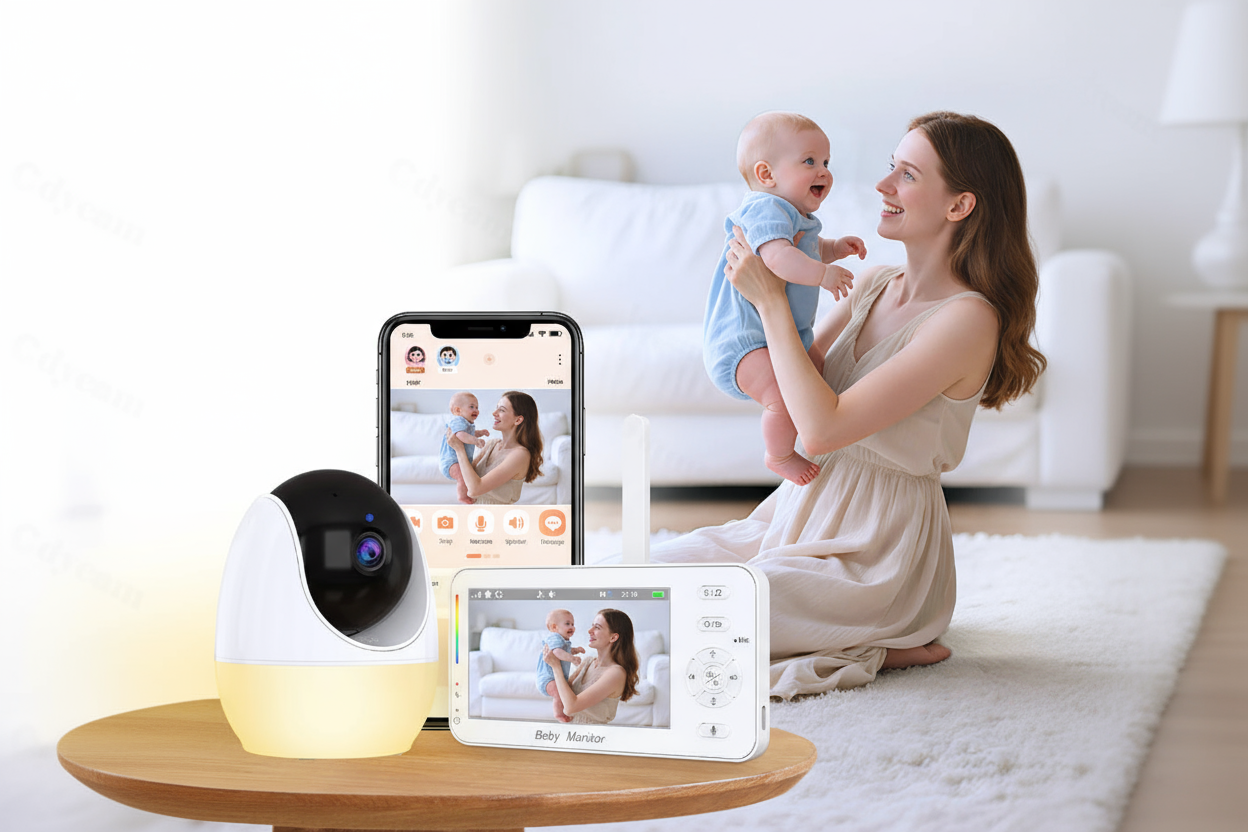 WiFi Baby Monitor - See, Hear & Soothe Your Baby from Anywhere