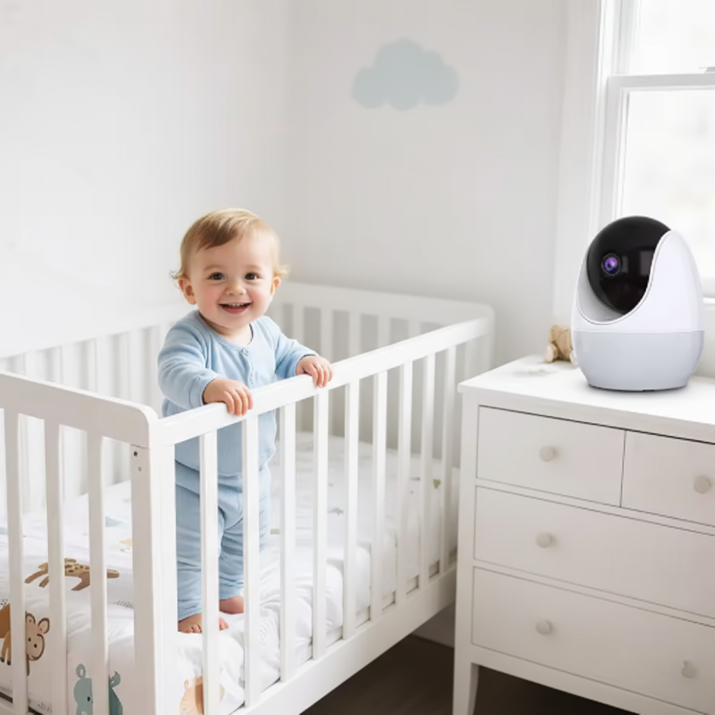 WiFi Baby Monitor - See, Hear & Soothe Your Baby from Anywhere