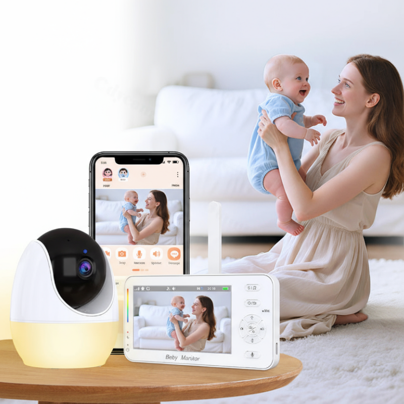 WiFi Baby Monitor - See, Hear & Soothe Your Baby from Anywhere